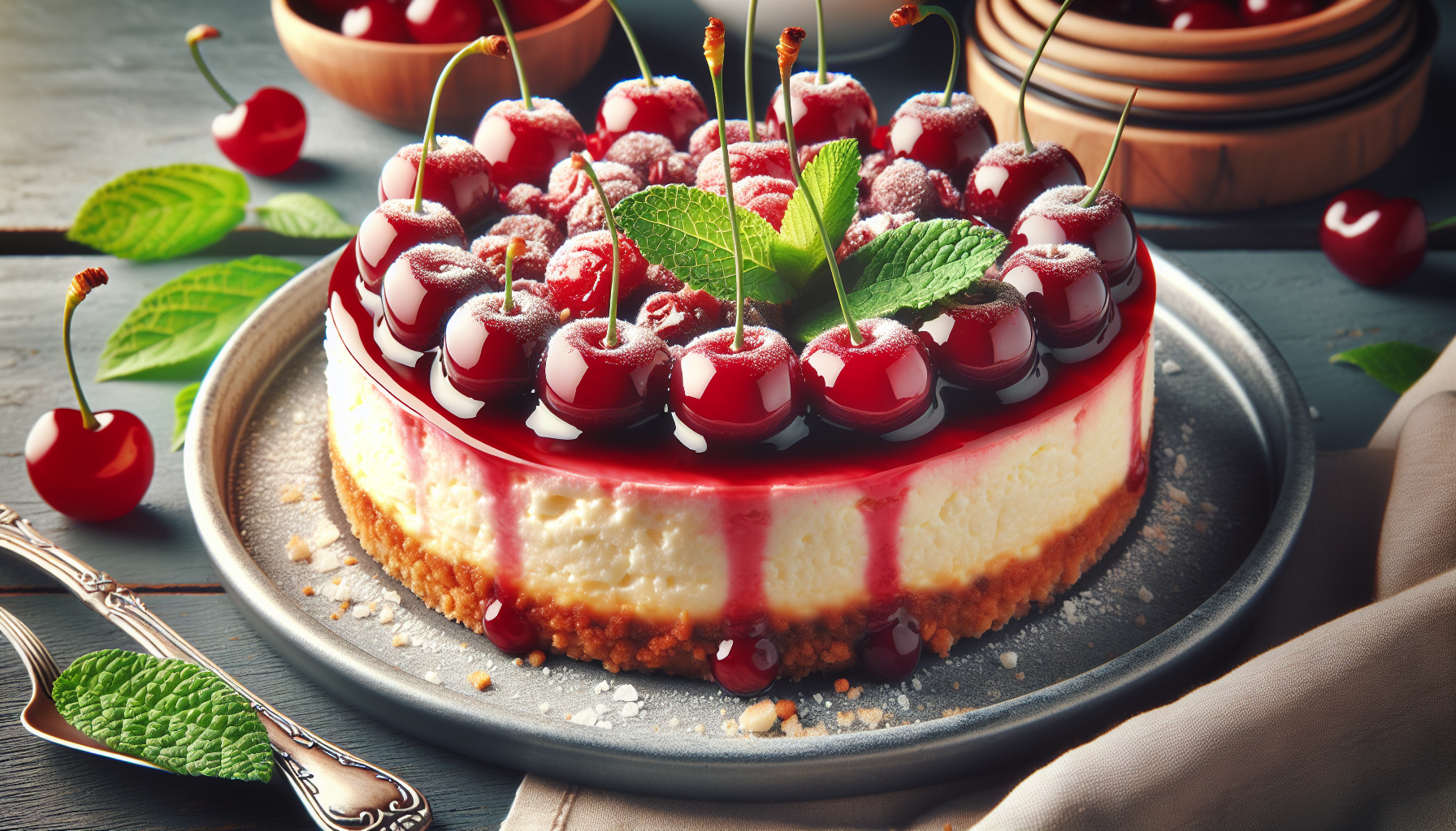 cheesecake alle ciliegie